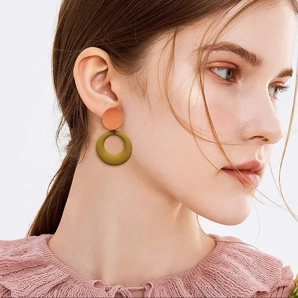 ✨Round Dangle Hoop Earrings✨